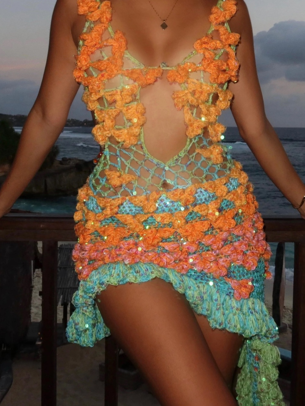 Work from Beach Be Like Mia Dress Sunset - XS
